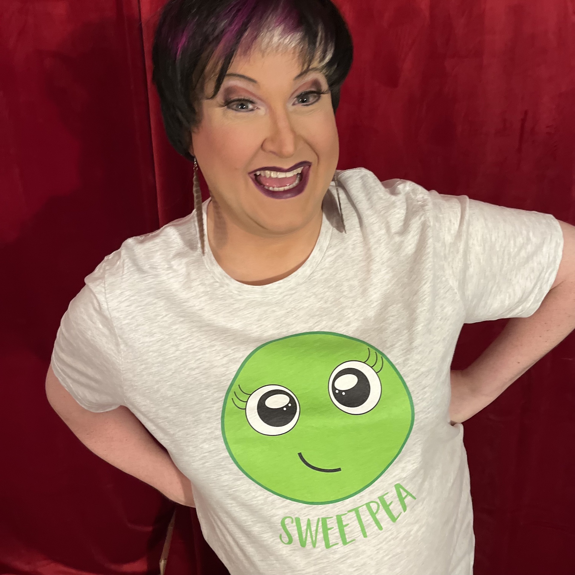 Tyffanie in a SweetPea t-shirt
