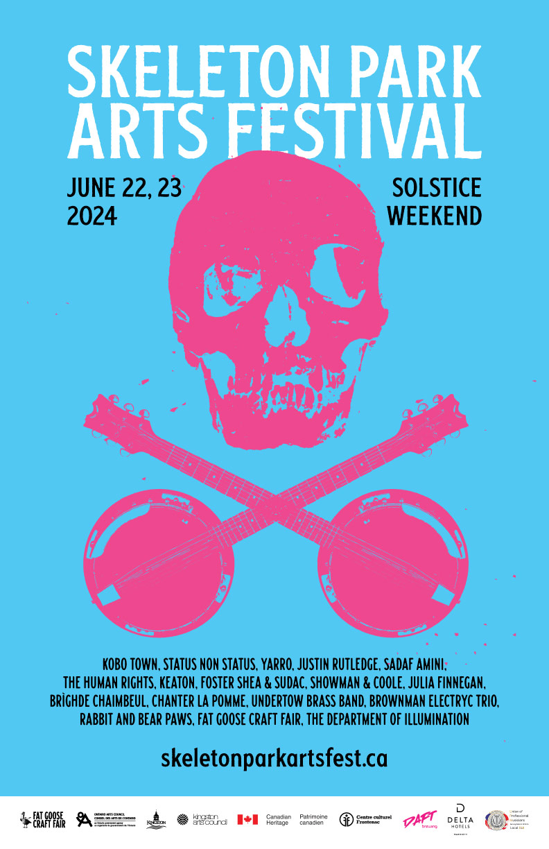 Skeleton Park Arts Festival poster 2024