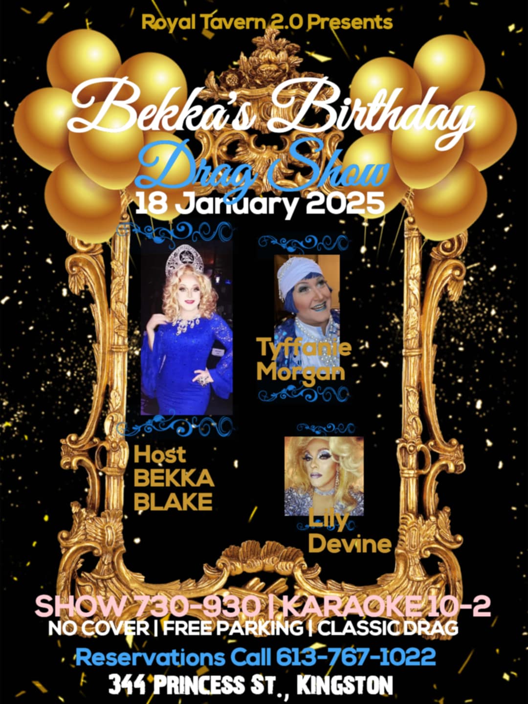 Bekka's Birthday drag show