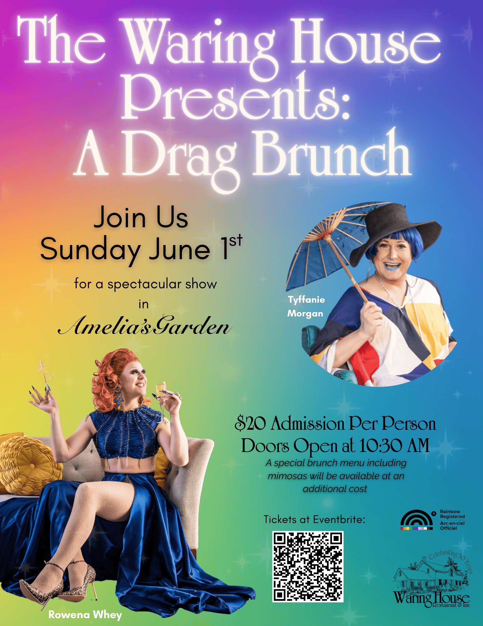 The Waring House Presents A Drag Brunch!