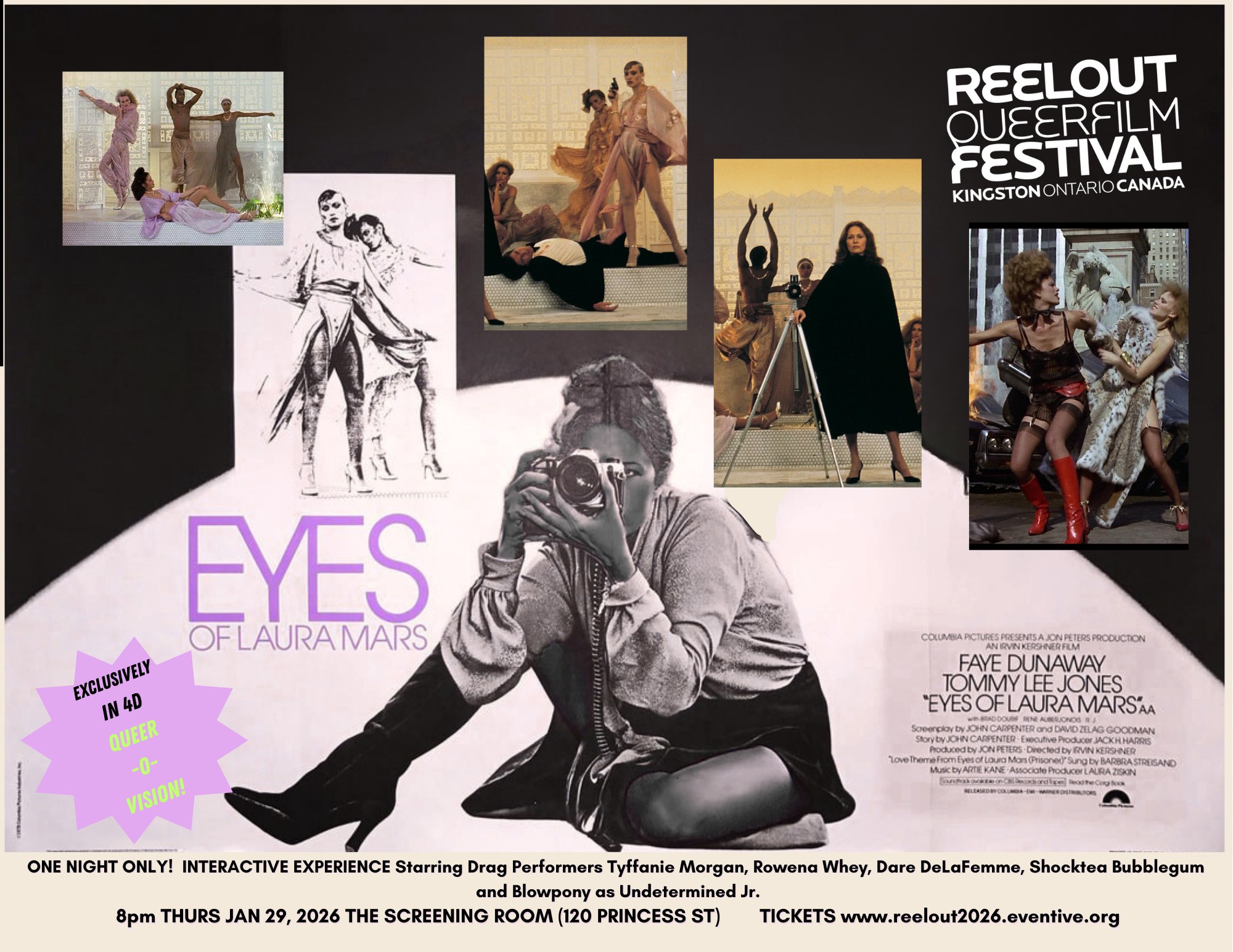 Eyes of Laura Mars in 4D QUEEROVISION