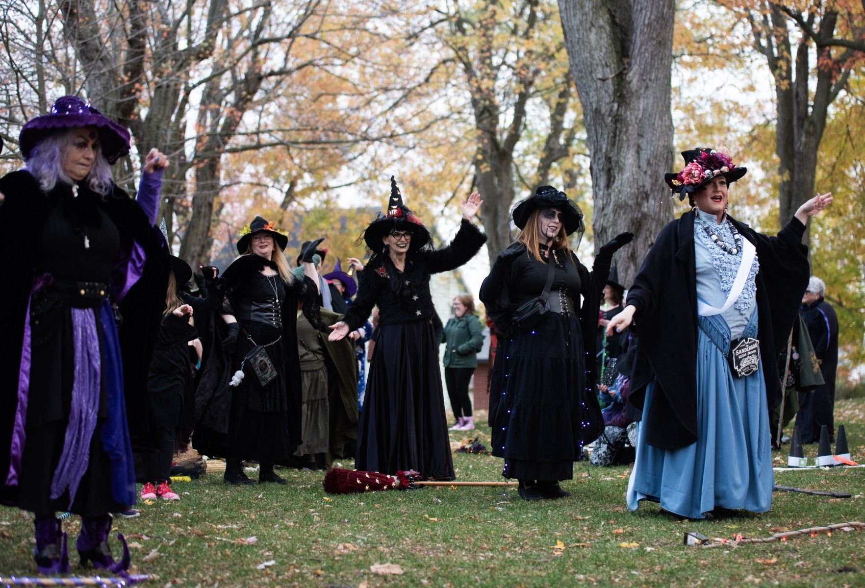 Kingston Witches Walk witch dance 2025