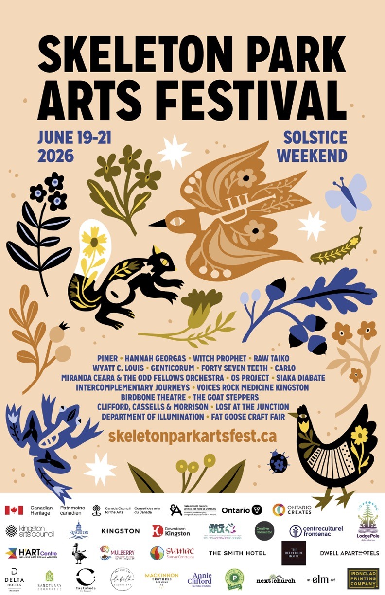 Skeleton Park Arts Festival 2026 poster