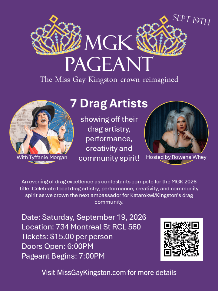 MGK Pageant poster featuring Tyffanie Morgan and Rowena Whey